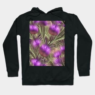 Thistle Scottish pattern Hoodie